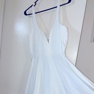 Lilian Boutique dress (Never worn), White, Size 1X, Cocktail Fit and Flare!